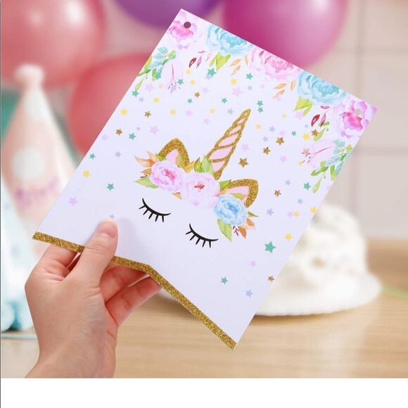 Unicorn Party Decorations set of 81 NWT - Picture 13 of 15
